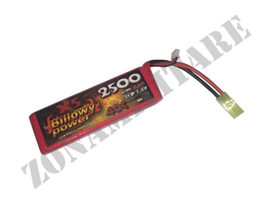 Batteria Lipo 7.4V 2500Mah 40C Billowy Power