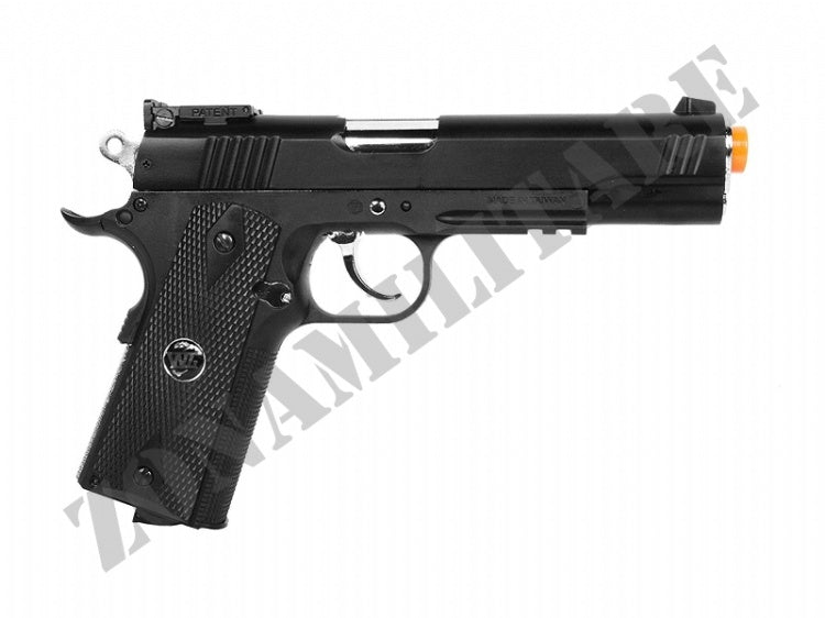 Pistola Us Combat 1911 Co2 semi SCARRELLANTE NERA Wing Gun