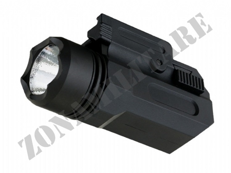 Torcia Tattica 150Lm Led Pistol Flashlight Black Pcs