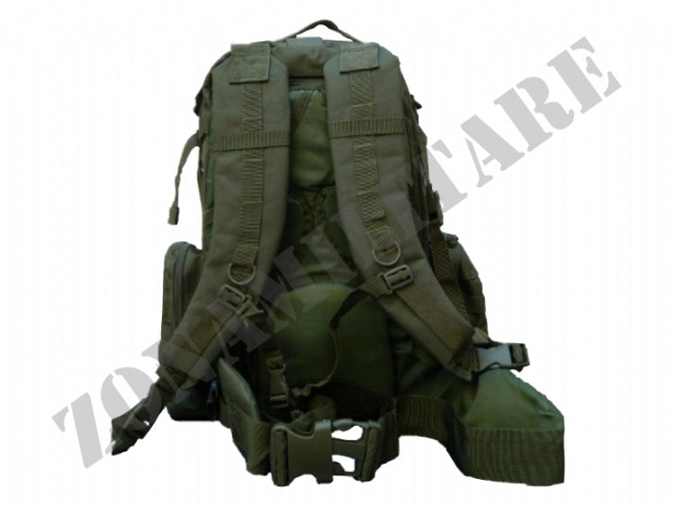 Zaino Militare Large Da 75 Litri Colore Verde Algi