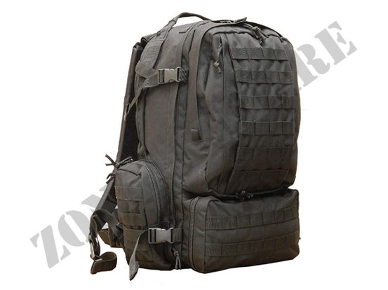 Zaino Militare Large Da 75 Litri Colore Nero Algi