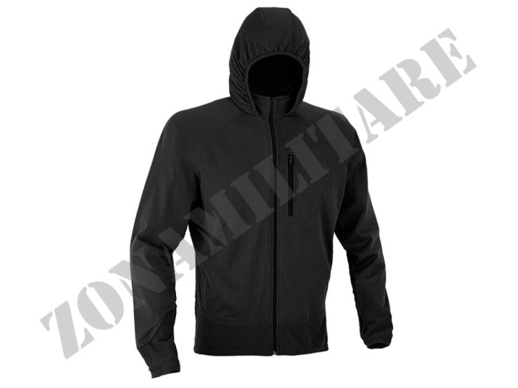 Combat Fleece Jacket Full Zip With Hood Nero Defcon 5