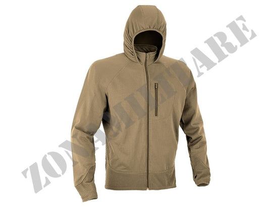 Combat Fleece Jacket Full Zip With Hood Coyote Defcon 5