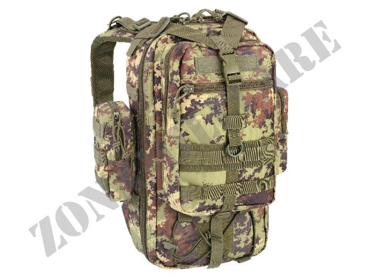 Zaino One Day Tactical Backpack 25 Litri Defcon 5 Vegetato Italiano