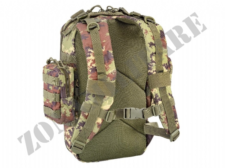 Zaino One Day Tactical Backpack 25 Litri Defcon 5 Vegetato Italiano