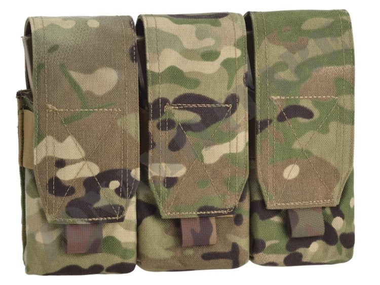 Porta Caricatori Triplo M4 / Ak Defcon 5 Multicam