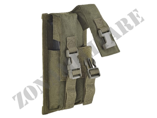 Porta Caricatori Doppio Per Mp5 Pouch 9Mm Defcon 5 Od Green