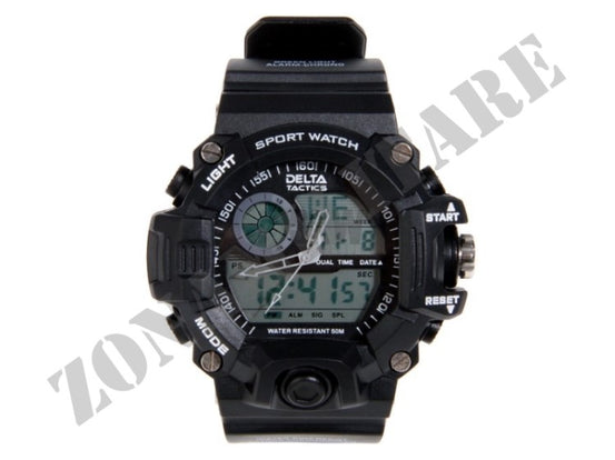 Orologio Analog And Digital Tactical Black Delta Tactics