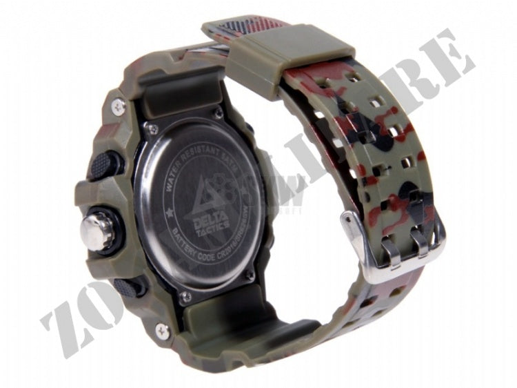 Orologio Analog And Digital Tactical Watch Camo Delta Tactics