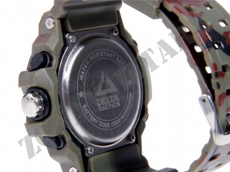 Orologio Analog And Digital Tactical Watch Camo Delta Tactics