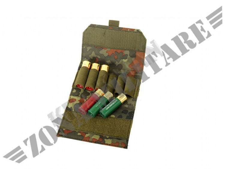 Tasca Porta Cartucce 6Rd Shotgun Ammo Panel Pouch Coyote 8 Fields