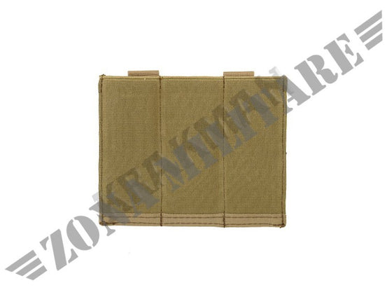 Tasca Porta Caricatori Elastic Triple Pistol Magazine Pouch Tan 8 Fields