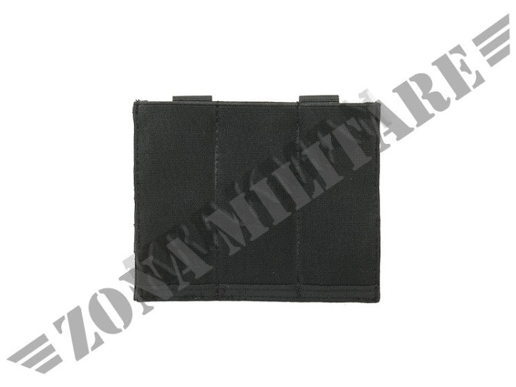 Tasca Porta Caricatori Elastic Triple Pistol Magazine Pouch Black 8 Fields