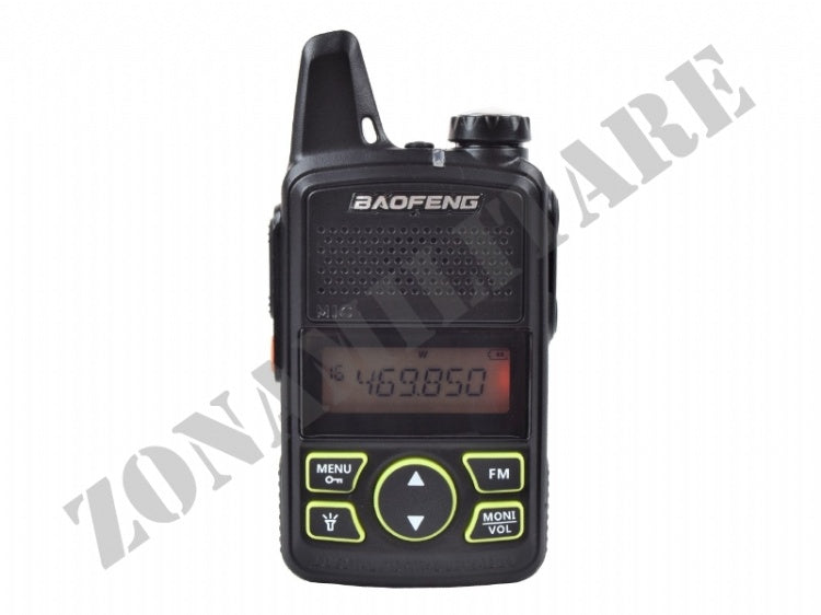 Radio Baofeng Mini Ricetrasmittente Fm/Uhf Nera