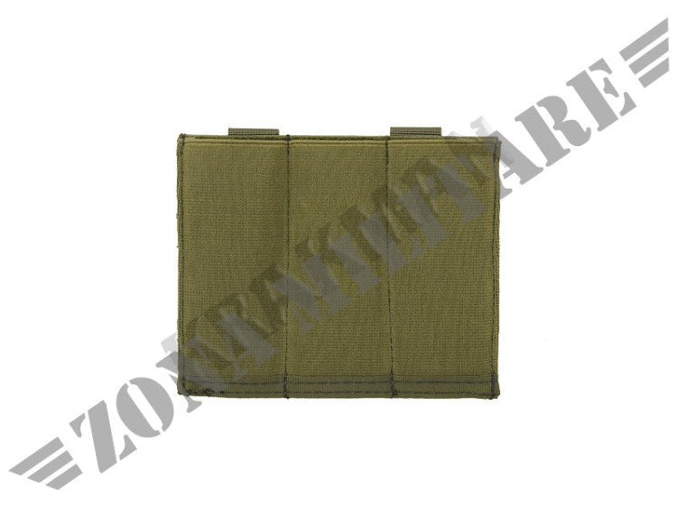 Tasca Porta Caricatori Elastic Triple Pistol Magazine Pouch Olive 8 Fields