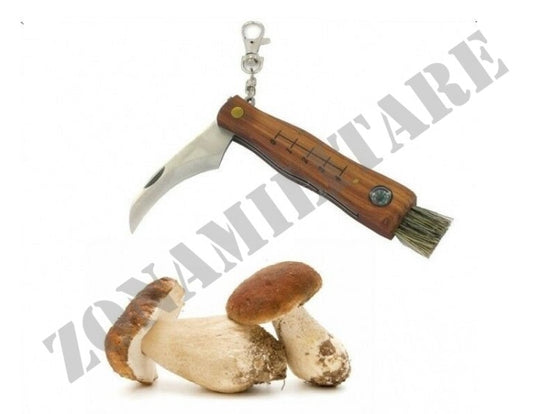 Coltello Funghi Con Spazzolino E Bussola