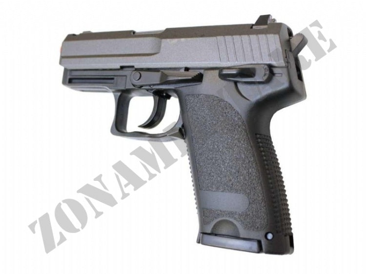 Pistola A Gas Blow Back Pistol Half Metal Burst Black Hfc