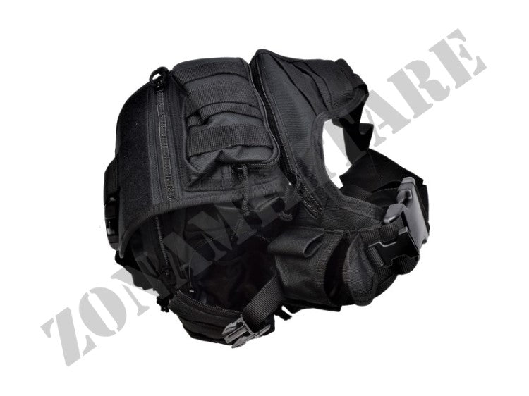 Monospalla Js Tactical In Cordura Colorazione Nera