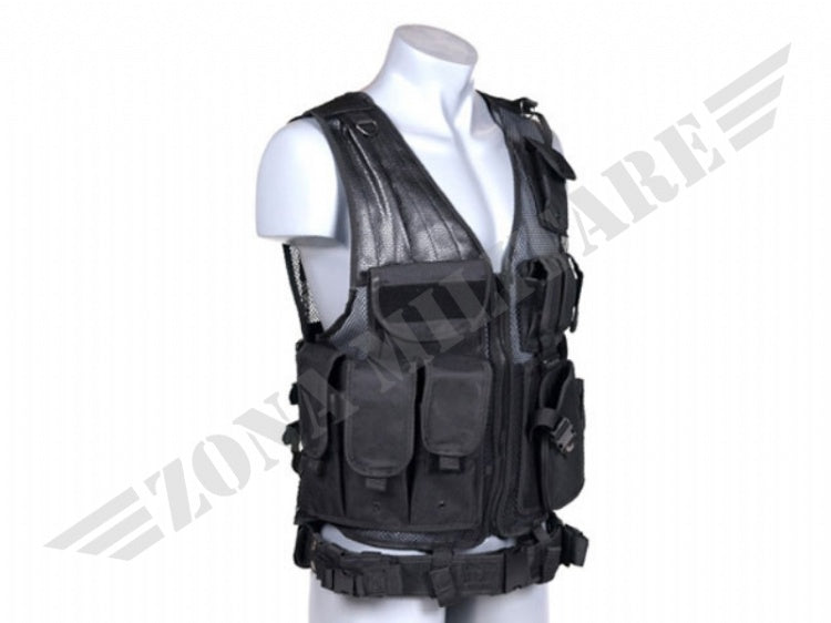 Tactical Vest Colorazione Black 8 Fields