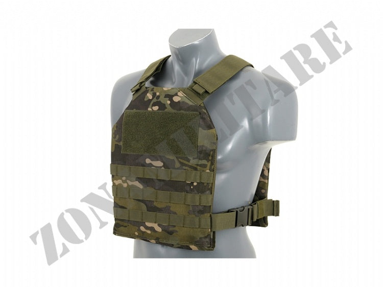 Tattico Simple Plate Carrier Con Piastre Soft Woodland 8 Fields