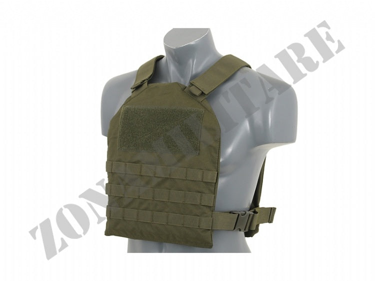 Tattico Simple Plate Carrier Con Piastre Soft Od Green 8 Fields