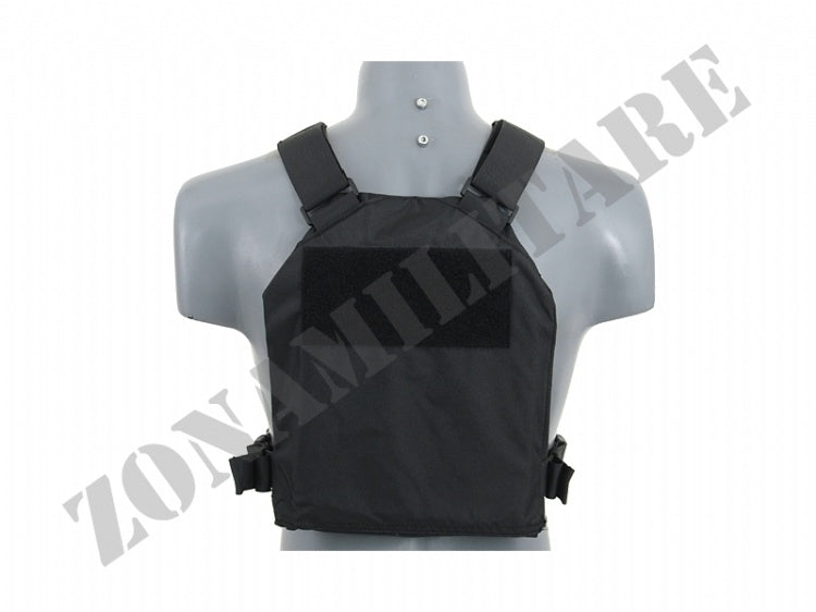 Tattico Simple Plate Carrier Con Piastre Soft Black 8 Fields