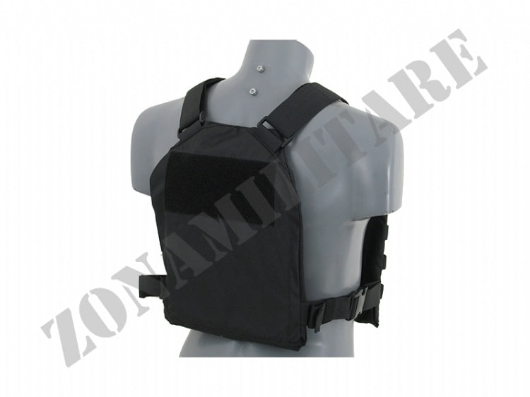 Tattico Simple Plate Carrier Con Piastre Soft Black 8 Fields