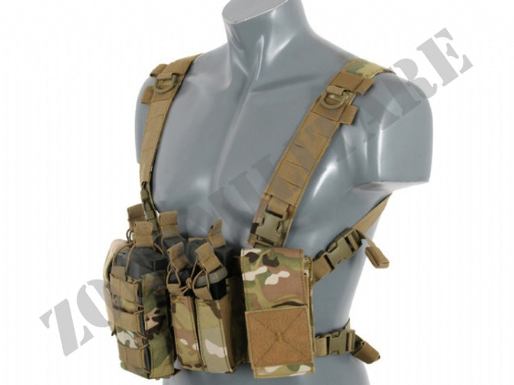 Tattico Compact Multi-Mission Chest Rig V3 Multicam 8 Fields