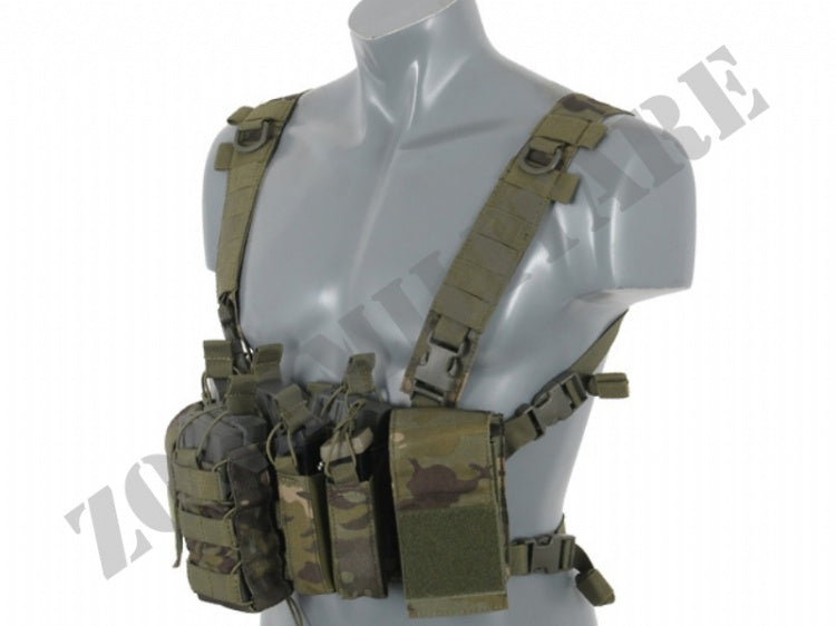 Tattico Compact Multi-Mission Chest Rig V3 Multicam Tropic 8 Fields