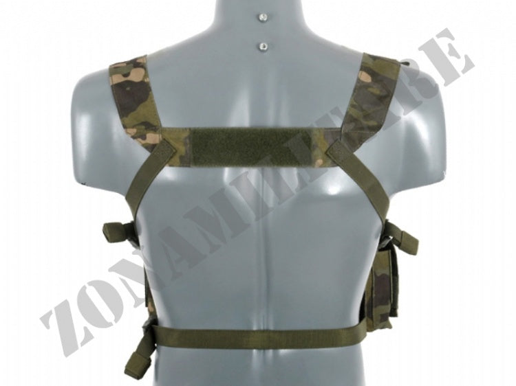 Tattico Compact Multi-Mission Chest Rig V3 Multicam Tropic 8 Fields