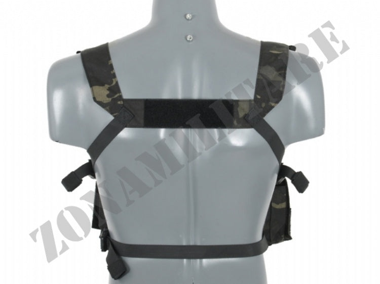 Tattico Compact Multi-Mission Chest Rig V3 Multicam Black 8 Fields