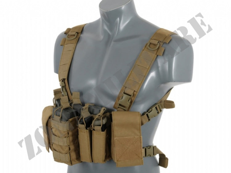 Tattico Compact Multi-Mission Chest Rig V3 Coyote 8 Fields