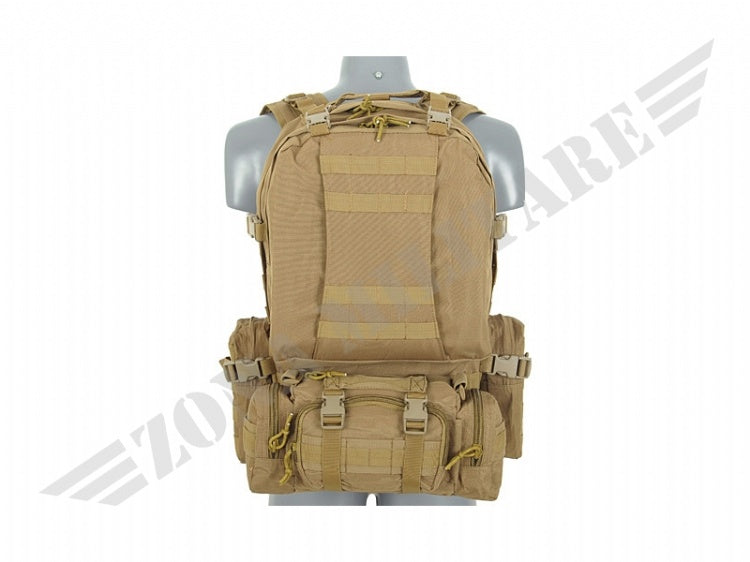 Zaino 3-Day 60 Litri Assault Pack Coyote 8 Fields