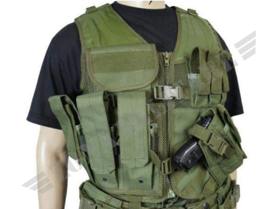 Tattico Cordura Con Cerniera Verde Patton