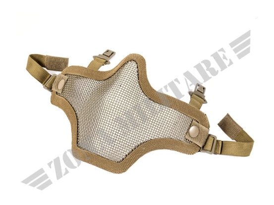 Maschera A Rete Colore Tan Con Clip Per Fast Helmet