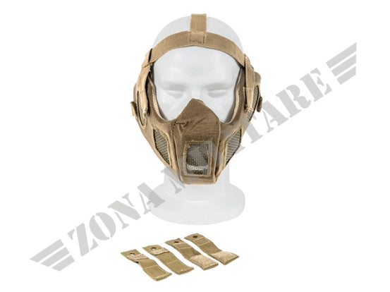 Maschera Steel Mesh Fast Helmet Adapter Tan