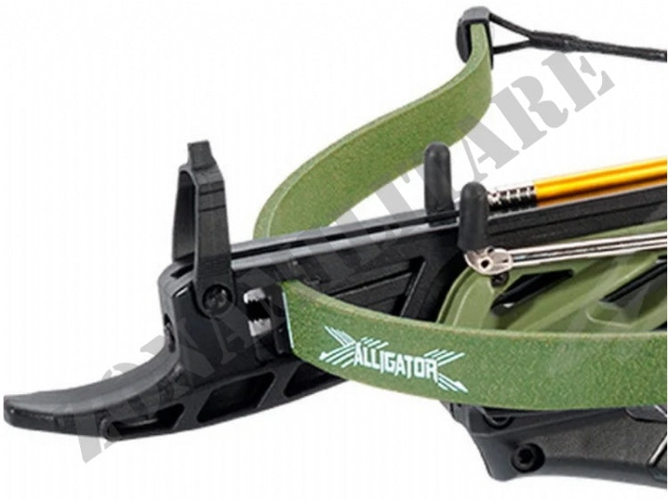 Pistola Balestra Alligator Tcs2 80 Libbre Verde Man Kung