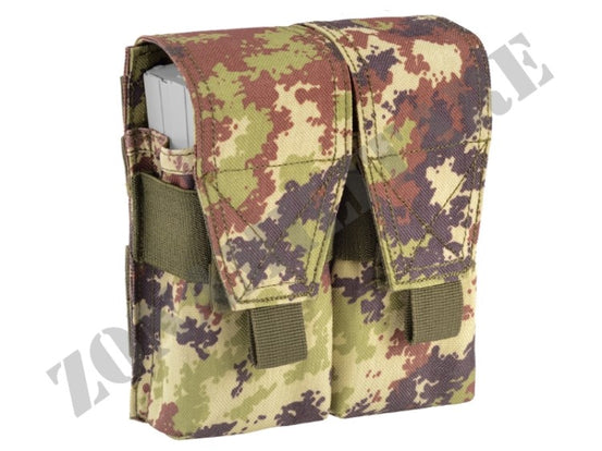 Tasca Double Pouch M4/Ak Outac Defcon 5 Vegetato Italiano