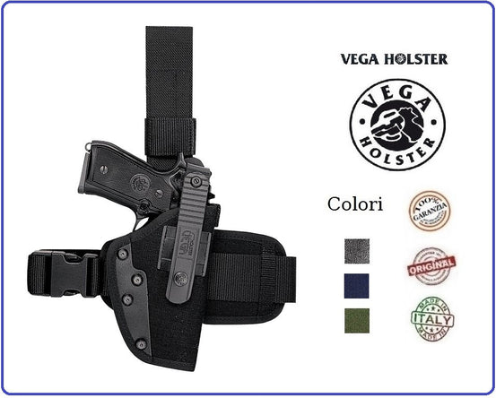 Fondina Cosciale Vega Holster Cordura Nera