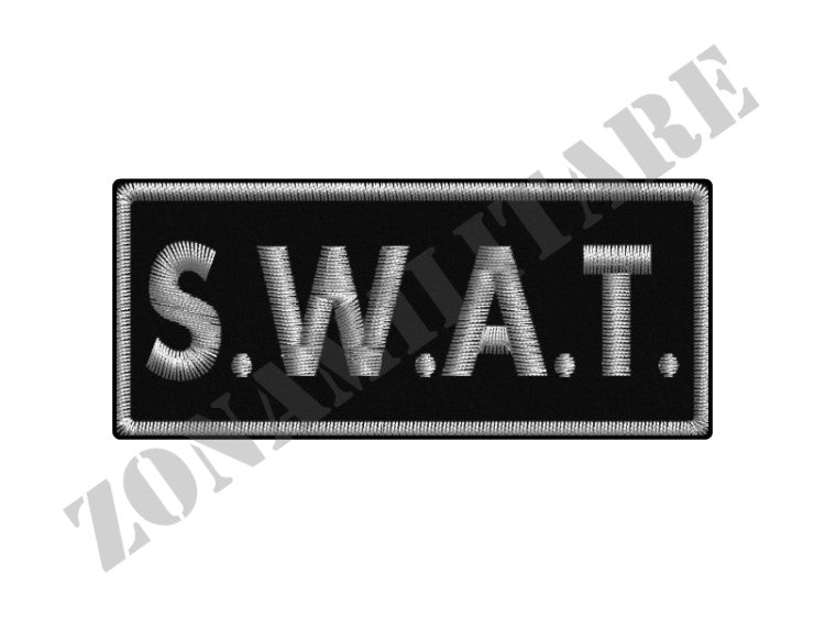 Patch SWAT Ricamata Con Velcro