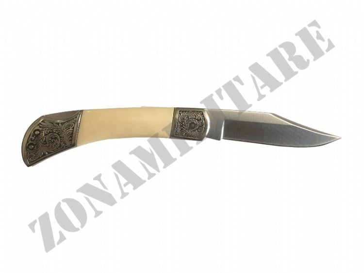 Coltello Virginia Extreme Manico Metallo Con Cinghiale