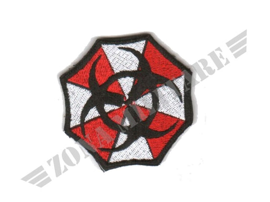 Patch Ricamata Biohazard E Umbrella Corporation