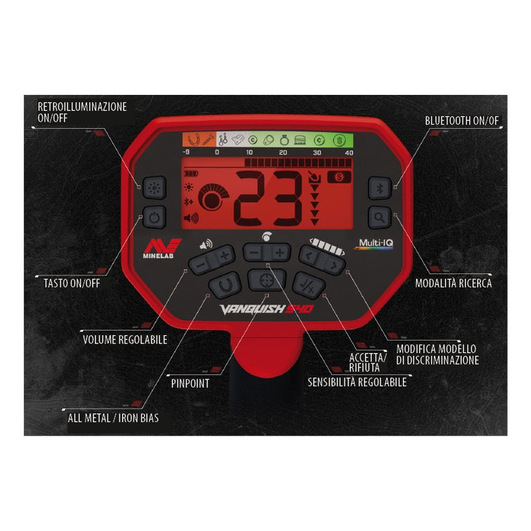 Metal Detector Vanquish 540 Pro-Pack Minelab