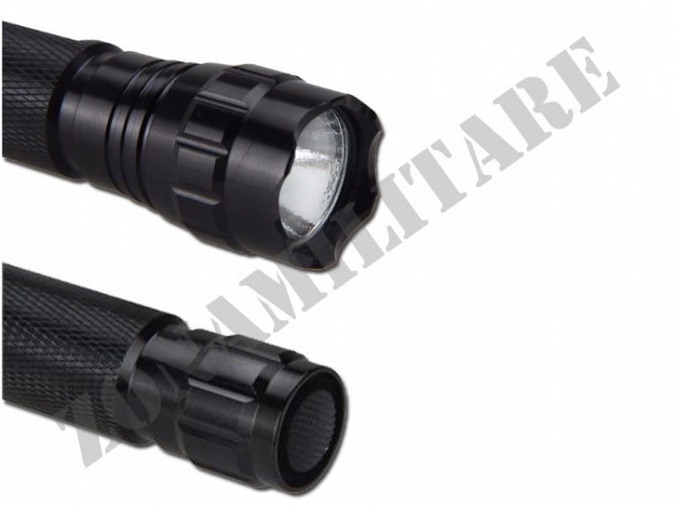 Torcia Led 500 Lumen V-Fire 501B Con Remoto E Anello Fucile