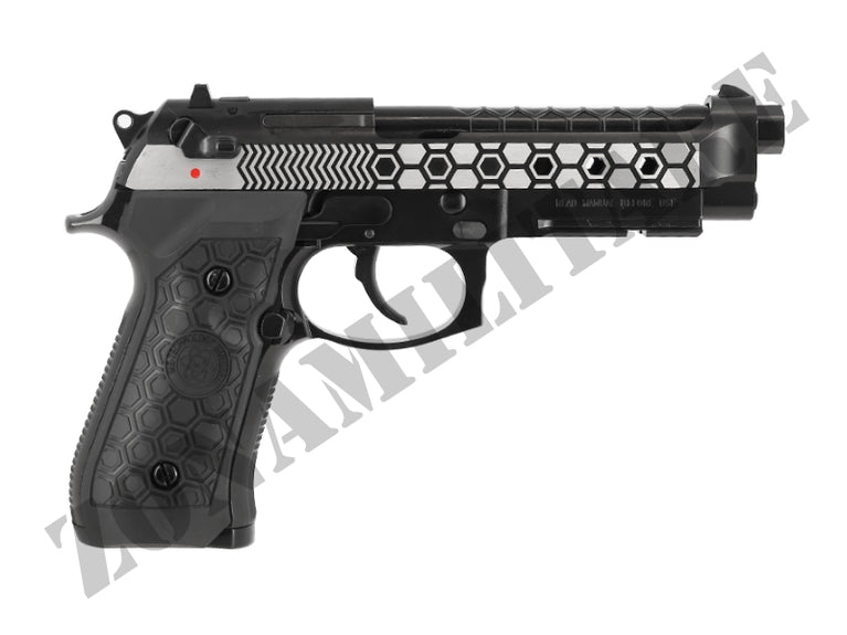 Pistola Beretta M92 Full Metal Hex Cut Dual Mode Blowback We