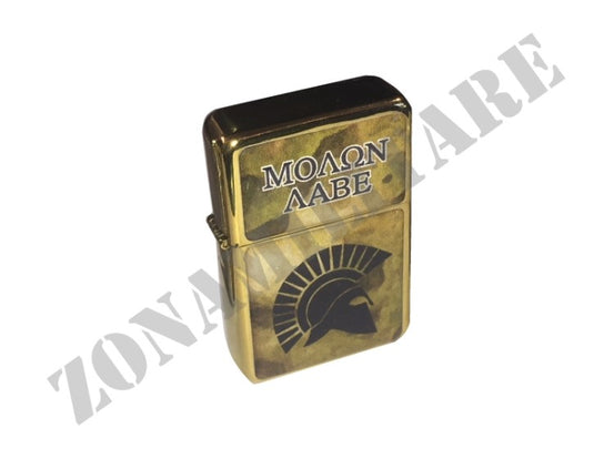 Accendino Zippo Con Immagine Spartan Molon Labe