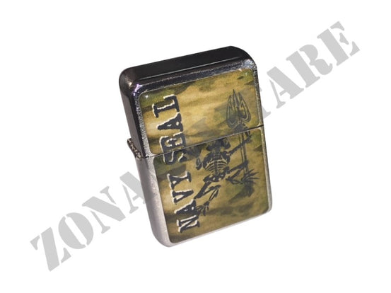 Accendino Zippo Con Immagine Navy Seals Skull Frog